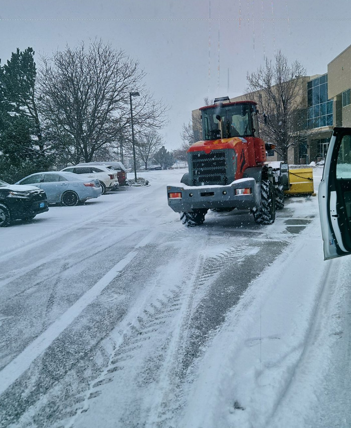 colorado snow plowing cocal landscape